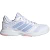 imageadidas Womens Ligra 8 Indoor ShoesWhiteViolet ToneClear Pink