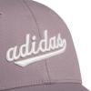 imageadidas Womens Mesh Back Snapback Cap Adjustable Fit Trucker HatPreloved Fig PurpleOff White