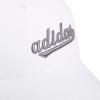 imageadidas Womens Mesh Back Snapback Cap Adjustable Fit Trucker HatWhiteGrey