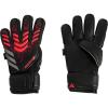 imageadidas Match Fingersave Goalkeeper Gloves  WhiteBlackBlackLucid Red