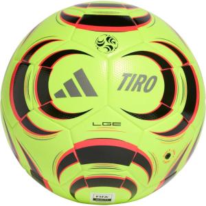 imageAdidas Tiro League Soccer BallLucid LemonBlackLucid RedIron Metallic