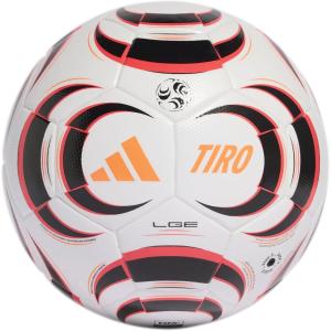 imageAdidas Tiro League Soccer BallWhiteBlackLucid Red