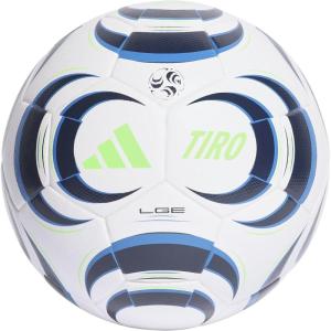 imageAdidas Tiro League Soccer BallWhiteCollegiate NavyBright BlueGreen