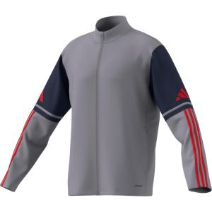 imageadidas Mens Squadra 25 Training JacketGlory GreyTeam Navy BluePure Ruby