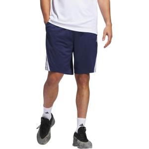 imageadidas Originals Mens Basketball Legends 3Stripes ShortsTeam Navy BlueWhite