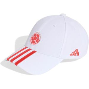 imageadidas Unisex Adult National Team Soccer CapWhiteSemi Lucid RedColombia