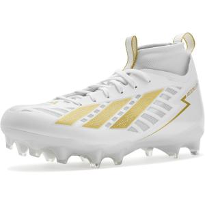 imageadidas UnisexAdult Adizero Impact Ii American Football ShoesWhiteGold MetallicWhite