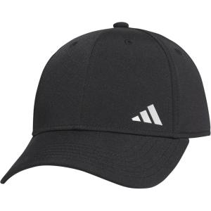 imageadidas Womens Backless Ponytail Hat  Open Back Baseball CapBlackSilver Metallic2