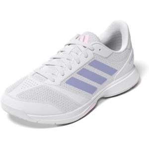 imageadidas Womens Ligra 8 Indoor ShoesWhiteViolet ToneClear Pink