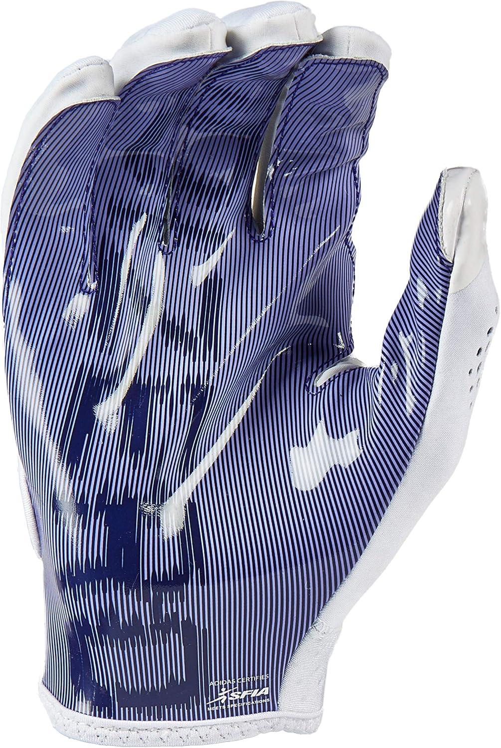 imageAdidas Adizero 11 Adult Football Receiver Glove Multiple Colors amp SizesWhitePurple