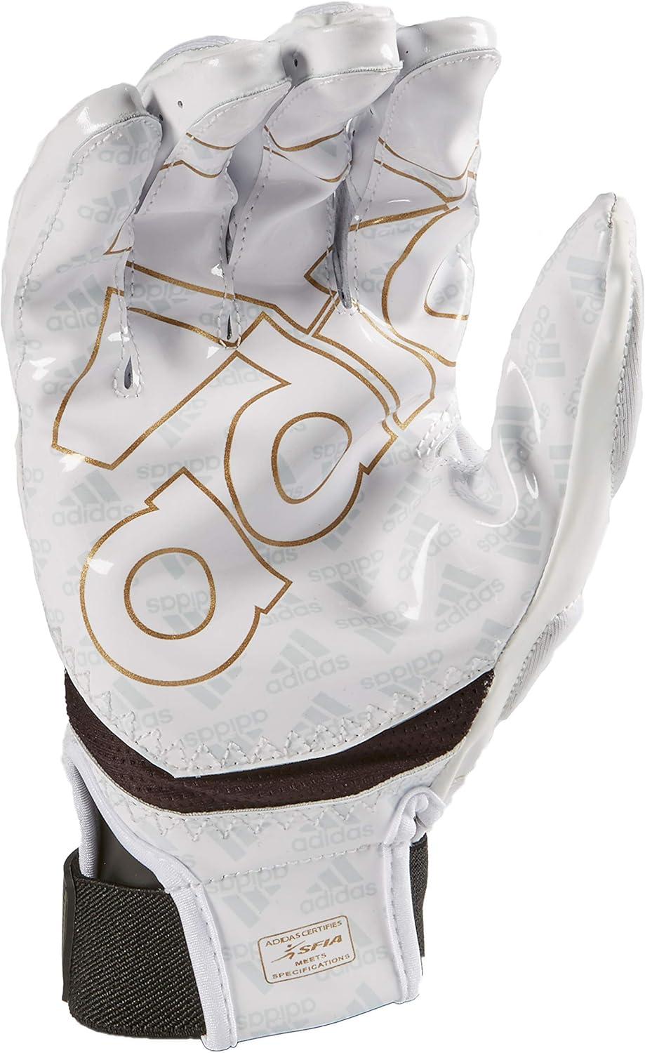imageAdidas Freak 40 Padded Receiver Adult Football Gloves Premium Football Gear amp Equipment Multiple Colors and SizesWhite