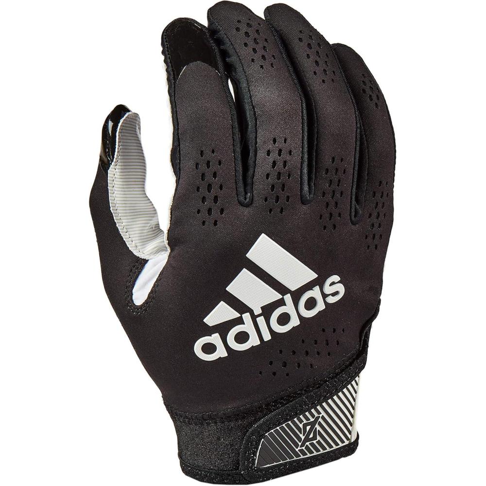 imageAdidas Adizero 11 Adult Football Receiver Glove Multiple Colors amp SizesBlackWhite