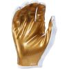 imageAdidas Adizero 11 Adult Football Receiver Glove Multiple Colors amp SizesWhiteMetallic Gold