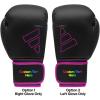imageAdidas Custom Boxing Gloves  Hybrid 80  for Boxing Kickboxing MMA Bag Training amp Fitness  Custom Boxing Gloves for Gifts SouvenirsBlack Pink