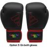 imageAdidas Custom Boxing Gloves  Hybrid 80  for Boxing Kickboxing MMA Bag Training amp Fitness  Custom Boxing Gloves for Gifts SouvenirsBlack Red