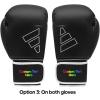 imageAdidas Custom Boxing Gloves  Hybrid 80  for Boxing Kickboxing MMA Bag Training amp Fitness  Custom Boxing Gloves for Gifts SouvenirsBlack White