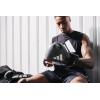 imageAdidas Hybrid 250 Boxing Gloves Boxing Kickboxing Sparring Bag Training or MMA Training BlackAsh Black White 12 oz 14 oz or 16 ozAsh 16 oz