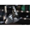 imageAdidas Hybrid 250 Boxing Gloves Boxing Kickboxing Sparring Bag Training or MMA Training BlackAsh Black White 12 oz 14 oz or 16 ozAsh 16 oz