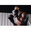 imageAdidas Hybrid 250 Boxing Gloves Boxing Kickboxing Sparring Bag Training or MMA Training BlackAsh Black White 12 oz 14 oz or 16 ozBlack 12 oz