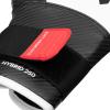 imageAdidas Hybrid 250 Boxing Gloves Boxing Kickboxing Sparring Bag Training or MMA Training BlackAsh Black White 12 oz 14 oz or 16 ozWhite 12 oz