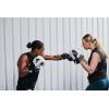 imageAdidas Hybrid 250 Boxing Gloves Boxing Kickboxing Sparring Bag Training or MMA Training BlackAsh Black White 12 oz 14 oz or 16 ozWhite 12 oz
