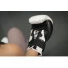 imageAdidas Hybrid 250 Boxing Gloves Boxing Kickboxing Sparring Bag Training or MMA Training BlackAsh Black White 12 oz 14 oz or 16 ozWhite 16 oz