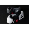 imageAdidas Hybrid 250 Boxing Gloves Boxing Kickboxing Sparring Bag Training or MMA Training BlackAsh Black White 12 oz 14 oz or 16 ozWhite 16 oz