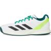 imageAdidas Mens Courtflash PickleballWhiteBlackCollegiate Green
