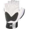 imageAdidas Scorch Destroy 2 Lineman Adult Gloves Half FingerWhiteBlack