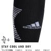 imageAdidas Unisex Team Speed Soccer Socks or Calf Sleeves 1 Pair OverTheCalf3BlackWhite