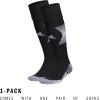 imageAdidas Unisex Team Speed Soccer Socks or Calf Sleeves 1 Pair OverTheCalf3BlackWhite