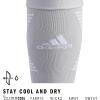 imageAdidas Unisex Team Speed Soccer Socks or Calf Sleeves 1 Pair OverTheCalf3Light GreyWhite