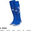 imageAdidas Unisex Team Speed Soccer Socks or Calf Sleeves 1 Pair OverTheCalf3Royal BlueWhite