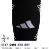 imageAdidas Unisex Team Speed Soccer Socks or Calf Sleeves 1 Pair OverTheCalfBlackWhite4Sock