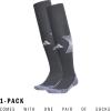 imageAdidas Unisex Team Speed Soccer Socks or Calf Sleeves 1 Pair OverTheCalfTeam Dark GreyWhite4Sock