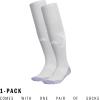imageAdidas Unisex Team Speed Soccer Socks or Calf Sleeves 1 Pair OverTheCalfTeam Light GreyWhite4Sock