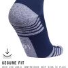 imageAdidas Unisex Team Speed Soccer Socks or Calf Sleeves 1 Pair OverTheCalfTeam Navy BlueWhite4Sock
