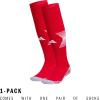 imageAdidas Unisex Team Speed Soccer Socks or Calf Sleeves 1 Pair OverTheCalfTeam Power RedWhite4Sock