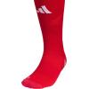 imageAdidas Unisex Team Speed Soccer Socks or Calf Sleeves 1 Pair OverTheCalfTeam Power RedWhite5Sock