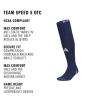 imageAdidas Unisex Team Speed Soccer Socks or Calf Sleeves 1 Pair OverTheCalfTeam Power RedWhite5Sock