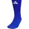 imageAdidas Unisex Team Speed Soccer Socks or Calf Sleeves 1 Pair OverTheCalfTeam Royal BlueWhite5Sock