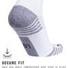 imageAdidas Unisex Team Speed Soccer Socks or Calf Sleeves 1 Pair OverTheCalfWhiteBlack4Sock