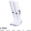 imageAdidas Unisex Team Speed Soccer Socks or Calf Sleeves 1 Pair OverTheCalfWhiteBlack4Sock