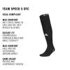 imageAdidas Unisex Team Speed Soccer Socks or Calf Sleeves 1 Pair OverTheCalfWhiteBlack5Sock
