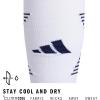 imageAdidas Unisex Team Speed Soccer Socks or Calf Sleeves 1 Pair OverTheCalfWhiteTeam Navy Blue4Sock