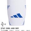 imageAdidas Unisex Team Speed Soccer Socks or Calf Sleeves 1 Pair OverTheCalfWhiteTeam Royal Blue4Sock