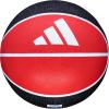 imageadidas  Grid  Recreational Rubber Basketball  Durable for Outdoor amp Indoor PlayBlackRed