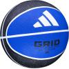 imageadidas  Grid  Recreational Rubber Basketball  Durable for Outdoor amp Indoor PlayBlackRoyal