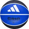 imageadidas  Grid  Recreational Rubber Basketball  Durable for Outdoor amp Indoor PlayBlackRoyal