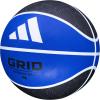 imageadidas  Grid  Recreational Rubber Basketball  Durable for Outdoor amp Indoor PlayBlackRoyal